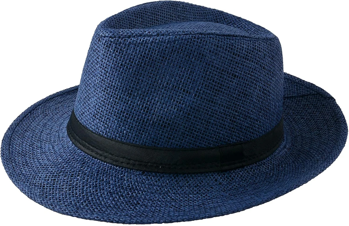 Chapeau Panama Mountain en Paille, Chapeau Bogart en Paille, Chapeaux de Paille pour l'été.