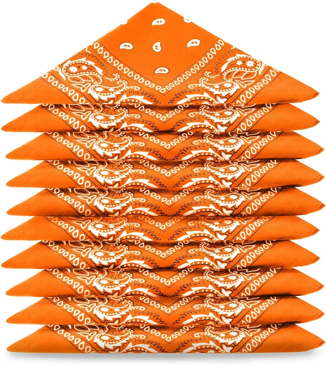 Lot de bandana 100% Coton paisley foulard fichu bandanas 25 couleurs au choix - Lot 5/10 / 20