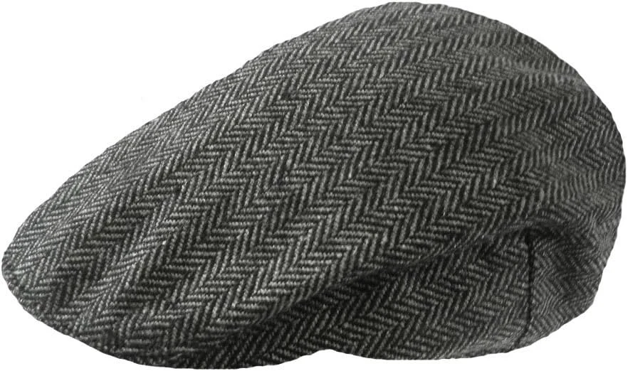 TOSKATOK® Casquette Plate en Tweed pour garçons-Taille Unique