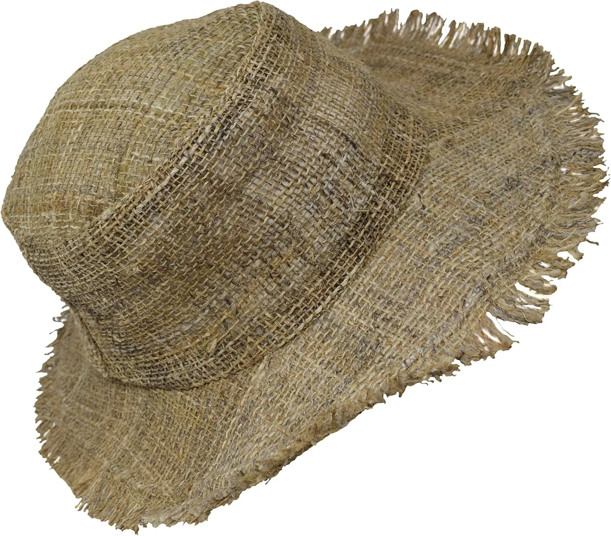 Gheri pour des Hommes 100% Chanvre Naturel Paille Été Chapeau Plage Canotier Panama Bord Large Vacances