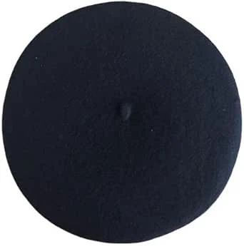 Béret Basque Adulte - Adoptez Un Look Tendance et typiquement français en Vous réappropriant Le béret Basque -100% Laine - 28 cm de diamètre