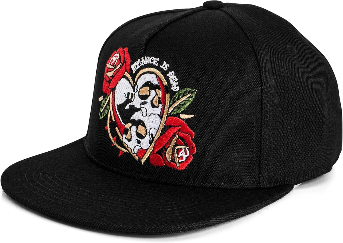 Blackskies® Tattoo Snapback Cap | Casquette Baseball Premium Homme Femme Motif Animal Basecap Neo Traditional - Unisexe Streetwear Outdoor Été Loisirs