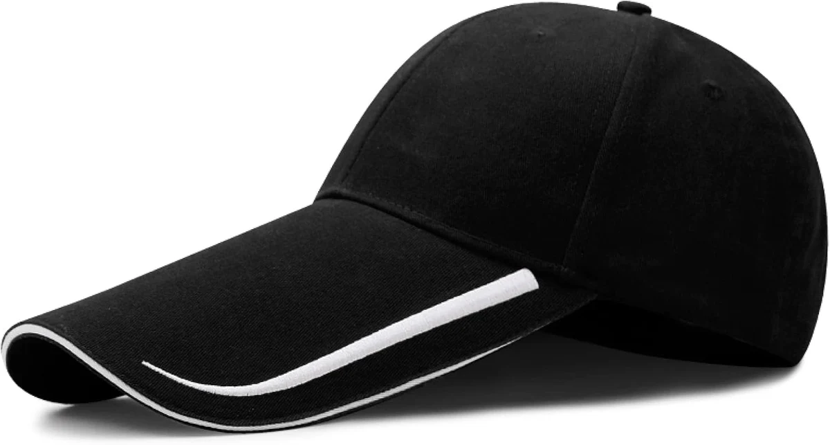 Casquette Homme 14cm Longue visière Grande tête Homme Grande Taille Causal Peaked Chapeaux Cool Chapeau De Pêche Homme Plus La Taille 55-60 cm 60-65cm