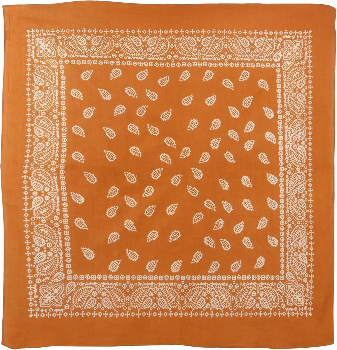 Red X Bandana 100 % coton XL motif cachemire (63,5 x 63,5 cm) léger