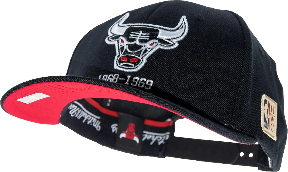 Mitchell & Ness NBA/HWC Classic Red Snapback Noir