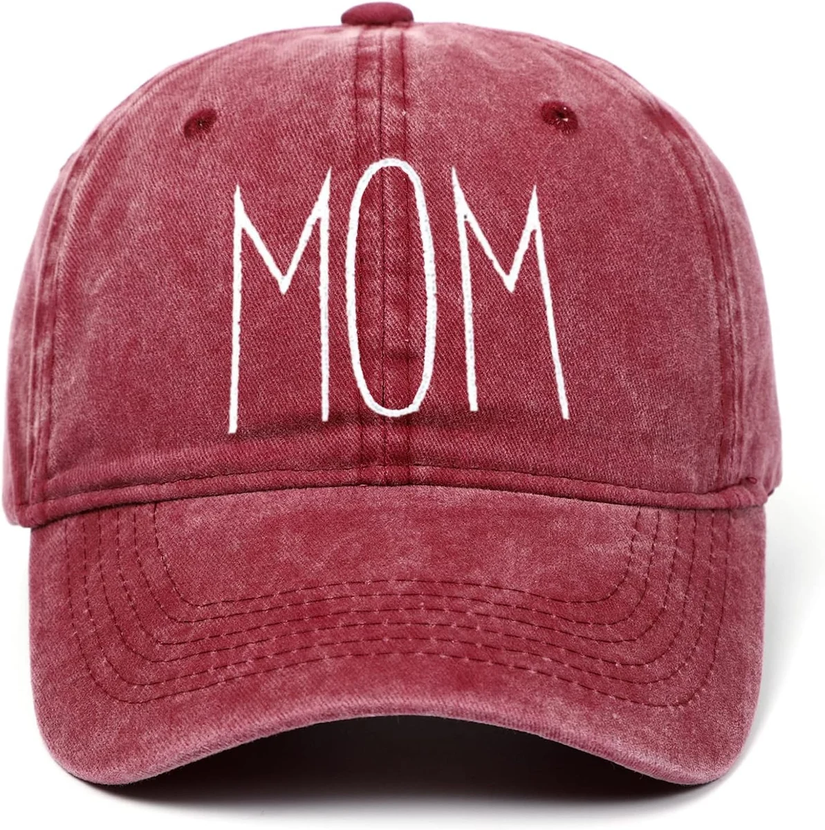 Hommes Femmes Casquette de Baseball en Coton, Ajustable Broderie Maman Papa Chapeau Vintage Leisure Outdoor Panama Hat