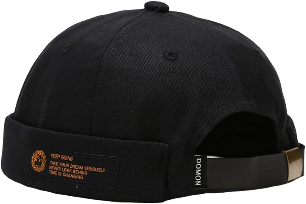 Unisexe Coton Docker Cap Casquette sans Visiere Homme Femme Bonnet Docker Hat Bonnet Docker en Coton Casquette sans Visière Bonnet de Marin Homme Femme
