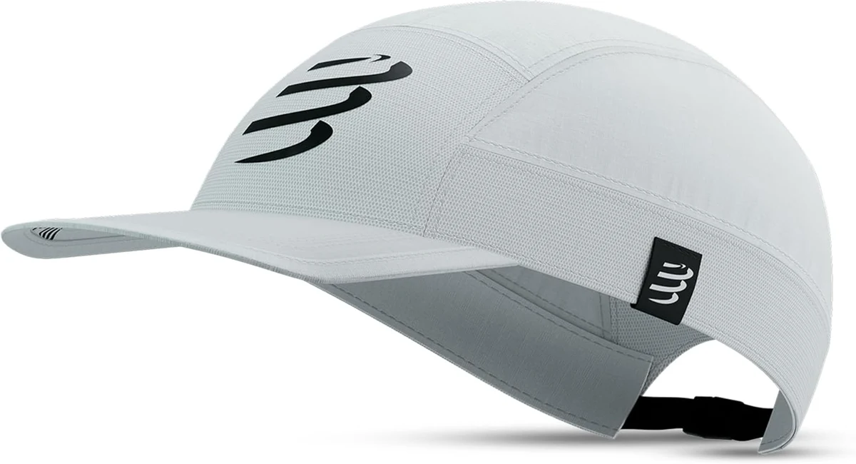 COMPRESSPORT Panel Light Cap |Casquette de Sport Pliable - Ultralégère et Respirante, Protection UV et séchage Rapide, Thermorégulatrice, Idéale pour Running, Trail, entraînement et compétition