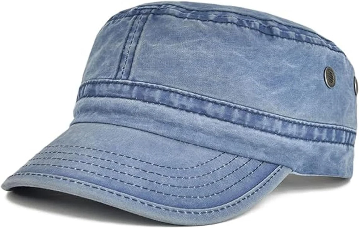 Casquettes Militaires en Coton délavé - Design Unique
