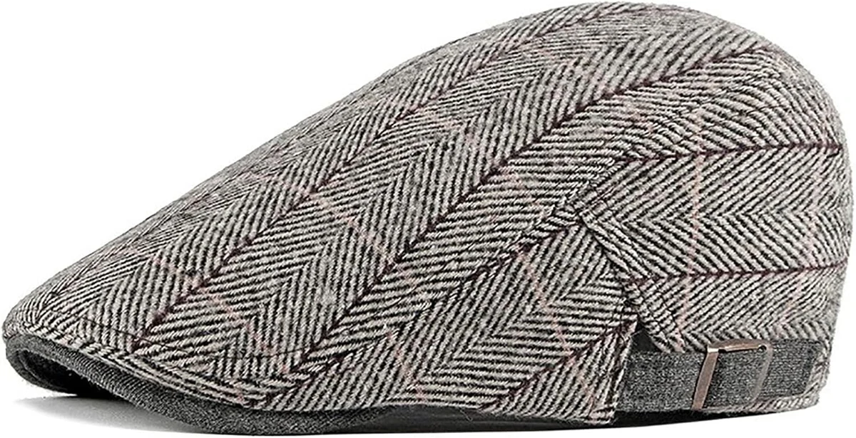 MCWTH Casquette plate pour homme Gatsby - Motif : cabbie irlandais - Chapeau de chasse