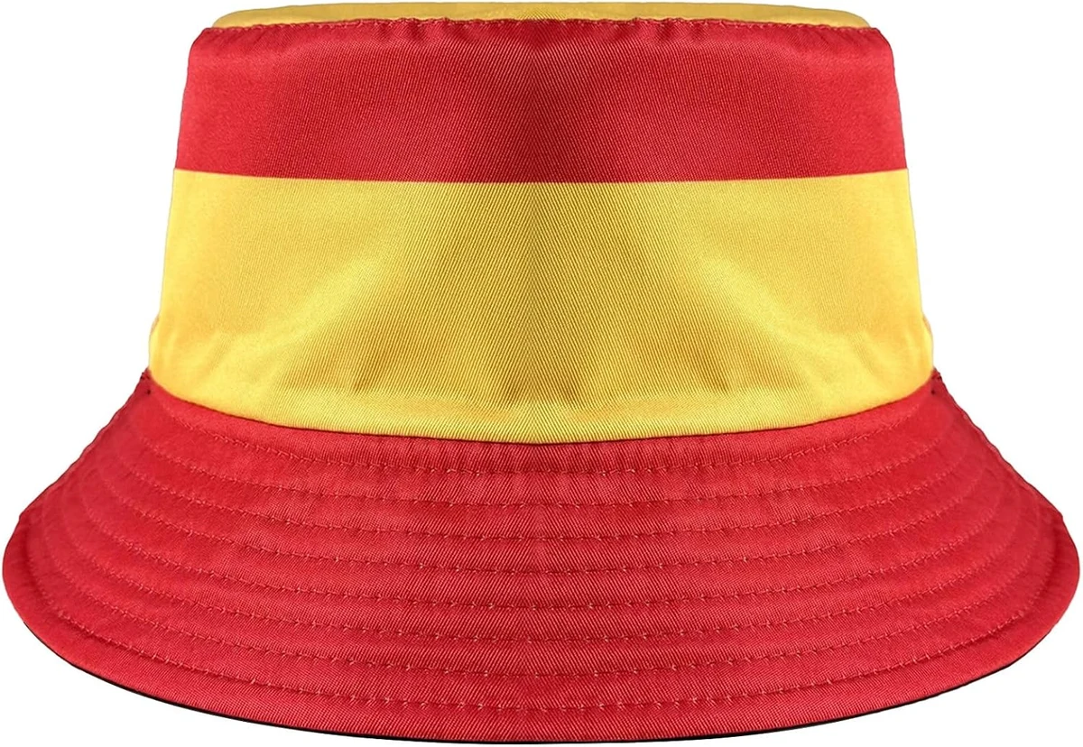 Chapeau Bob Espagne 2026 - Casquette Pêcheur Espagne Coupe du Monde - Chapeau Coton Respirant pour Fan de Foot Homme Femme Outdoor UV