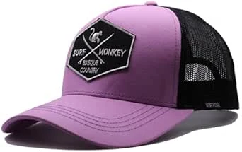 Surf Monkey Casquette Trucker Origins Baseball Réglable - Coton Bio - Taille Unique