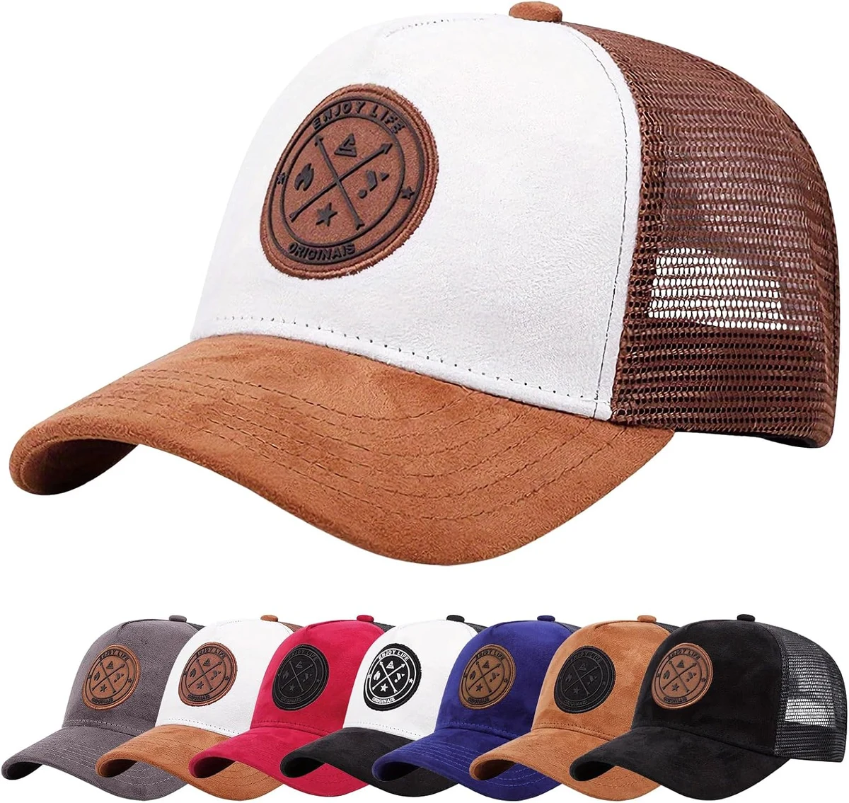 Tiakay Casquette de Baseball Trucker Unisexe Anti-UV - Ajustable avec Boucle en Metal, Maille Brodée pour Sport, Voyages et Outdoor d'Été | Streetwear Premium