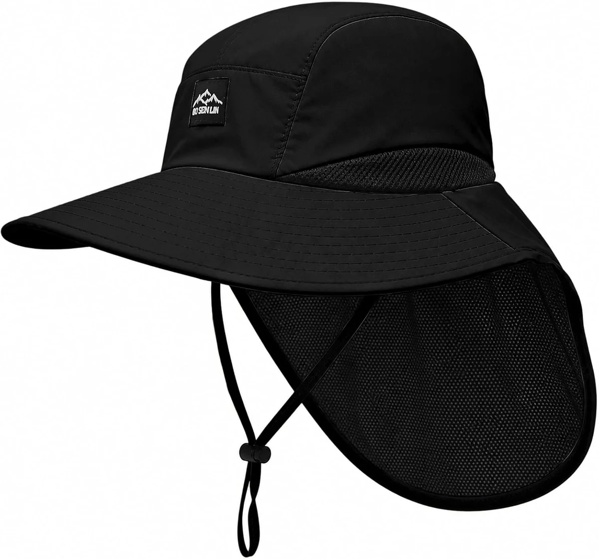 Rayson Chapeau de Soleil Hommes à Large Bord Chapeaux de Pêche avec Grande Protection de la Nuque Bucket Hat Pliable Randonnée